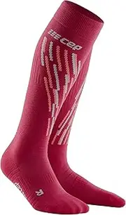 [CEP] THERMAL SKI SOCKS with compression for men | Ski compression socks with soft lining for warm feet in cold temperatures