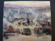 Thomas Kinkade "St. Nicolas Circle" Art Refrigerator Magnet NEW