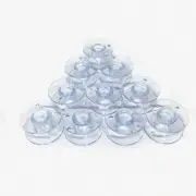 VikingSew Clear Bobbins: 10-Pack for Husqvarna Viking Emerald 116/118/183 Machin