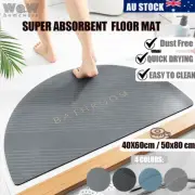 Super Absorbent Bath Mat Non-Slip Quick Drying Bathroom Rug door Floor Carpet G