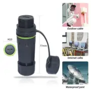 USB3.1 Type C Female Coupler for Outdoor Use IP68 Waterproof Panel Mount