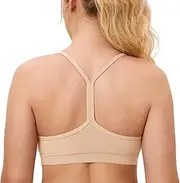[MOMANDA] Women's Nursing Bras Support Nursing Sports Bra Y Back Racerback Breastfeeding Maternity Padded Workout Yoga