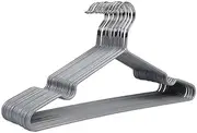 Up to 10X Stainless Steel Kids Clothes Hanger Children Child Baby Coat Hangers- Non-Slip PVC Coating, Durable & Rust-Resistant