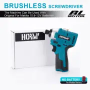 Brushless Electric Screwdriver Cordless 120N.m Variable Speed Impact Drill Drive