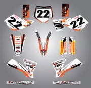 Full Custom Graphic Kit - STORM - KTM 65 - 2002 - 2008 stickers / decals