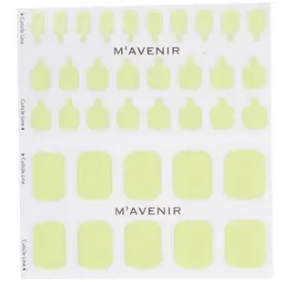 Mavenir 指甲貼 (黃色) - # Lemon Crumble Pedi36pcs