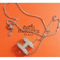 在飛比找蝦皮購物優惠-二手 Hermes 愛馬仕 經典橢圓 Pop H Logo 