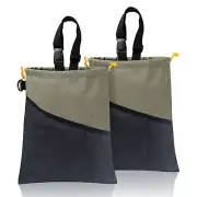 GNEGNI 2PCS Car Garbage Can, Hanging Car Trash Bag with Waterproof Leakproof Lin