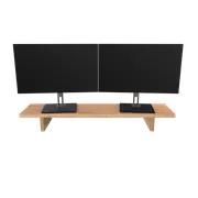 Desky Monitor Stand - Red Oak Hardwood