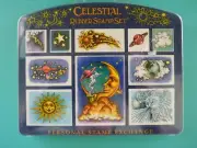 PSX Rubber Stamp Set CELESTIAL (10)pcs Foam Mounted NEW UNSED