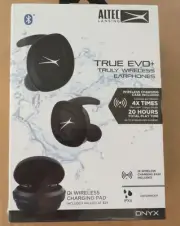 Altec Lansing True Evo + Wireless Bluetooth Earbuds (MZX659-BLK)