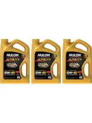3 x Nulon Apex+ 10W-40 Long Life Engine Oil 6L Full Synthetic APX10W40-6