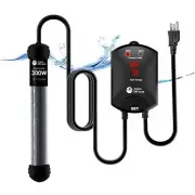AquaMiracle Upgraded 300W Aquarium Heater Fish Tank Heater Turtle Heater Supe...
