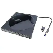 USB 3.0 External Bluray Player Combo Laptop DVD CD RW Writer Drive USB-C Adapter