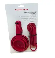 KITCHENAID Hibiscus Pink Measuring Cups & Spoons KQ475HHIA NEW WITH TAGS!