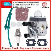 Carburetor Air Fuel Filter Spark plug For STIHL FS38 FS45 FS46 FS55 FS80 KM55 AU