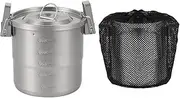 Zxpjkyu Camping Sack with Lid and Handle, Lightweight, Outdoor, Ideal for Picnic, BBQ, Hiking and Survival.