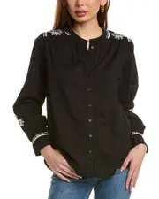 ANNA KAY Dansha Cashmere-Blend Blouse