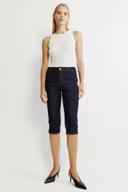 bruna pedal pusher jean in dark