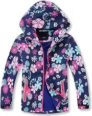 [Welity] Boys & Girls Rain Jackets Lightweight Waterproof Hooded Raincoats Windbreaker Coats