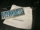 NIB Judith Lieber Neiman Marcus Target Crystal Compact Mirror Blue Zebra Print