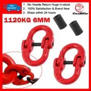 6/7-8/10/13mm Grade 80 HammerLock Chain Connector Connecting Link 4X4 joiner 4WD