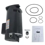 1.5HP Square Flange Pool Pump Stainless Steel B2842 Pool Pump Motor 3450 RPM