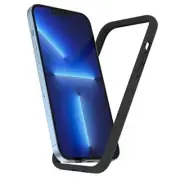 Compatible iPhone 13 Pro Max Bumper Case (6.7 Inch), Liquid Silicone Black