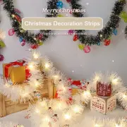 Tree Ornament Christmas Ribbon Lights Garland Light Xmas Decoration Strip
