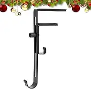 Stocking Hooks for Mantle - 2-in-1 Mantle Hanger for Christmas Stocking,Adjustable Garland and Stocking Mantel Holders for Christmas Balls, Lanterns, Decoration Boxes