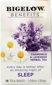 Bigelow Benefits - Chamomile & Lavender Tea, Pack of 3