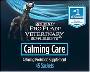 Purina Pro Plan Veterinary Supplements Calming Care Canine Formula Dog Supplements - 45 ct. Box
