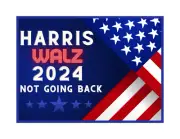 HARRIS / WALZ DEMOCRATIC PRESIDENTIAL CANDIDATE Flexible Refrigerator Magnet