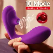 Clitoris Sucking Vibrator Wearable Dildo G Spot Clit Stimulator Female Sex Toys