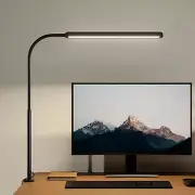 Eye-Caring LED Desk Lamp 360 Flexible Gooseneck Work with Side Clamp Touch Light