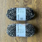 Loops And Threads Multi Marled Yarn - 2 Skeins - Coffee - Loops & Threads