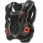 ALPINESTARS BIONIC ACTION BLACK / RED CHEST PROTECTOR ALPINESTARS