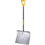NEW Durable Snow Shovel Aluminum Blade 38.3 in. Steel Handle Poly D-grip Snowfal