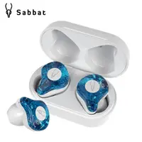 在飛比找PChome24h購物優惠-魔宴Sabbat X12 PRO 真無線藍牙耳機-潮系列(冰