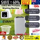 Mini Portable Washing Machine 2 in 1 Camp Caravan Laundry Wash Spin Dry 4.6kg AU