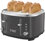 Russell Hobbs Legacy 4 Slice Toaster Charcoal