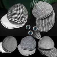 在飛比找ETMall東森購物網優惠-vintage薄款舒適純棉鴨舌帽子