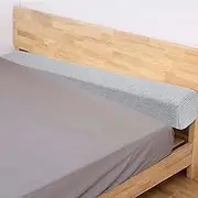 Rectangle Single Bed Headboard Cushion High Density Foam Wall Mattress Pad (5 x 10 x 120 cm White)