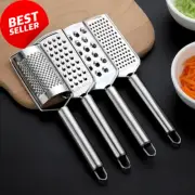 Cheese & Zester Graters, 4-Piece Set, Stainless Steel, Handheld