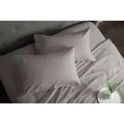 Sheraton Luxury 160gsm Flannelette Bed Sheet Set - Single Bed/Platinum - Single
