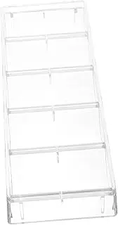 CORHAD Transparent Chip Rack Storage Box Tray Chips Storage Accessories Transparent Poker Chip Holder Wear-Resistant Chip Case Household Chip Case Chip Supply Portable Acrylic Coin