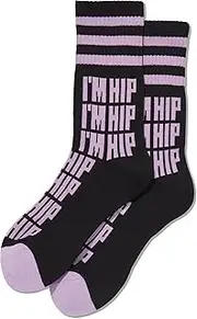 [Hot Sox] Women's Fun Conversation Starter Crew Socks-1 Pair Pack-Cool & Funny Gifts, I'm Hip