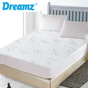Dreamz Bamboo Fully Fitted Mattress Protector Bed Sheet Waterproof Cover Double