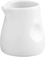 Olympia Whiteware Dimpled Milk Jug, 70 ml Capacity (Box of 6)