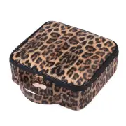 Travel Makeup Train Case with Adjustable Dividers White Marble Makeup Organiz...